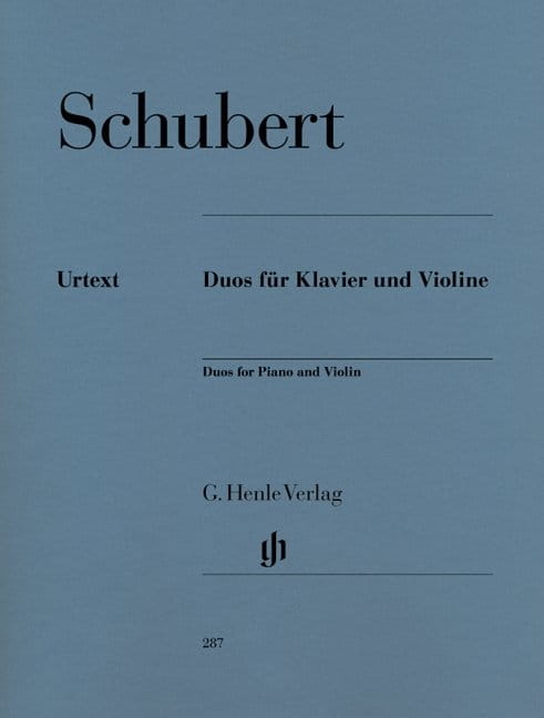 Franz Schubert: Duos for Piano and Violin - Duety na fortepian i skrzypce - nuty na skrzypce z fortepianem
