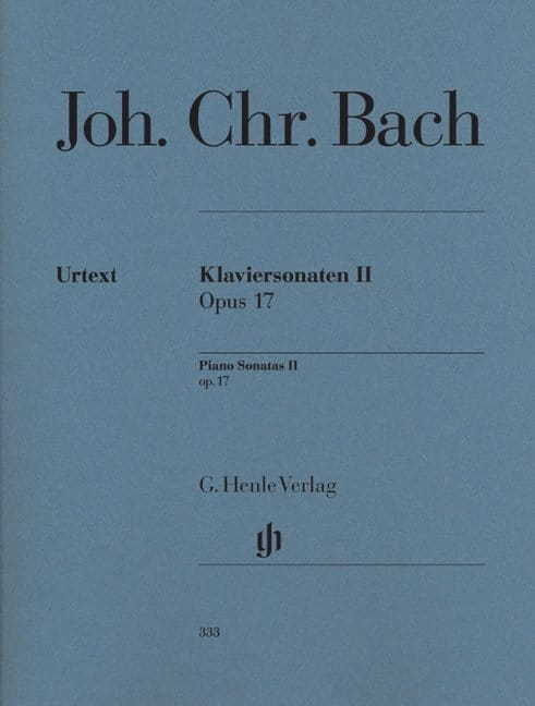 Johann Christian Bach: Piano Sonatas Volume II op. 17 - Sonaty fortepianowe tom 2 - nuty na fortepian