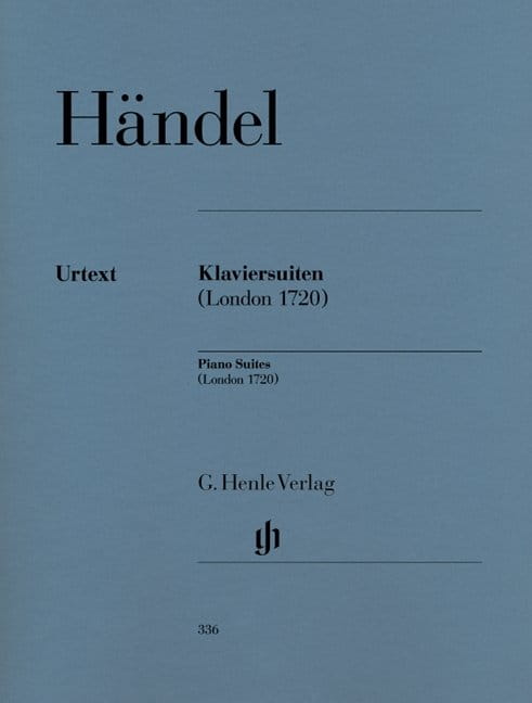 Georg Friedrich Handel: Piano Suites HWV 426-433 (London 1720) - Suity fortepianowe - nuty na fortepian