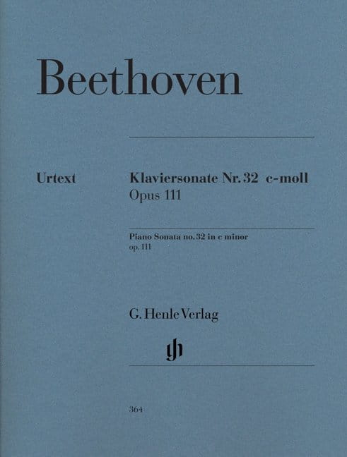 Ludwig van Beethoven: Piano Sonata no. 32 in c minor op. 111 - Sonata fortepianowa nr 32 c-moll - nuty na fortepian