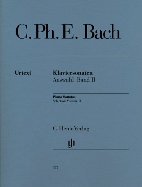 Carl Philipp Emanuel Bach: Piano Sonatas Selection Volume II - Sonaty fortepianowe tom 2 - nuty na fortepian