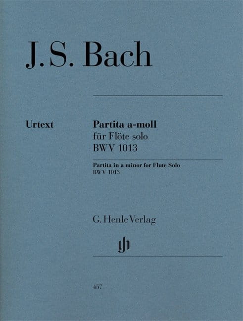 Johann Sebastian Bach: Partita in a minor for Flute Solo BWV 1013 - Partita a-moll - nuty na flet poprzeczny solo