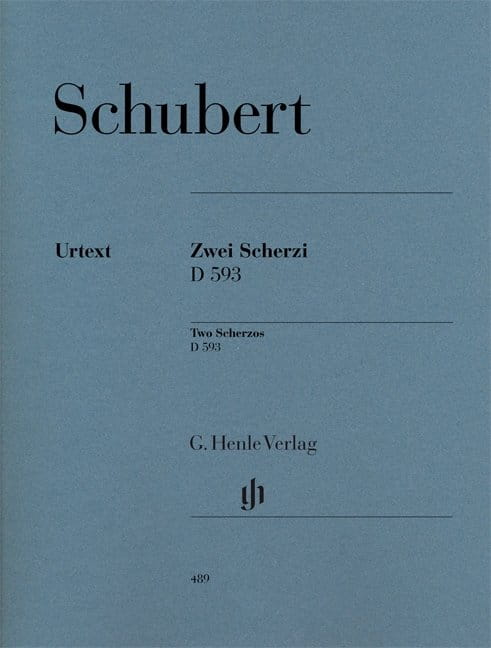 Franz Schubert: 2 Scherzos D 593 - 2 scherza B-dur i Des-dur - nuty na fortepian