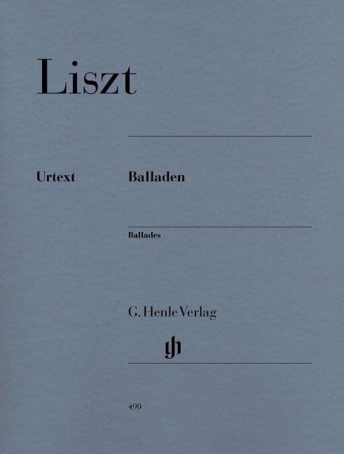 Ferenc Liszt: Ballades - Ballady - nuty na fortepian