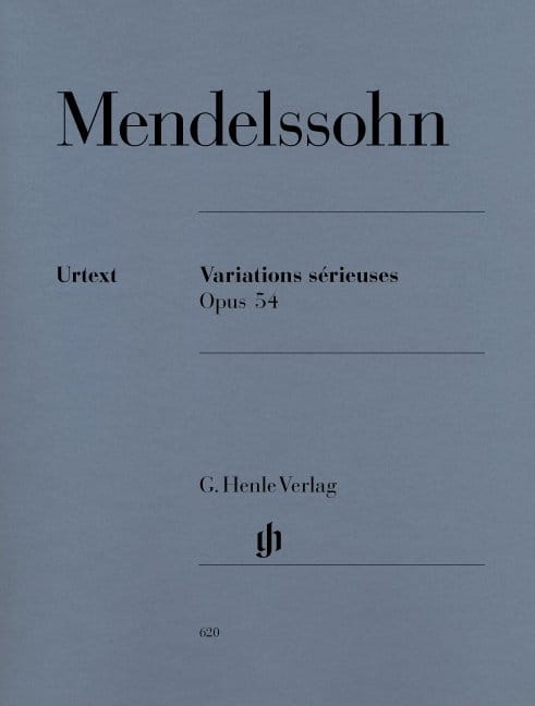 Felix Mendelssohn-Bartholdy: Variations serieuses op. 54 - Poważne wariacje - nuty na fortepian