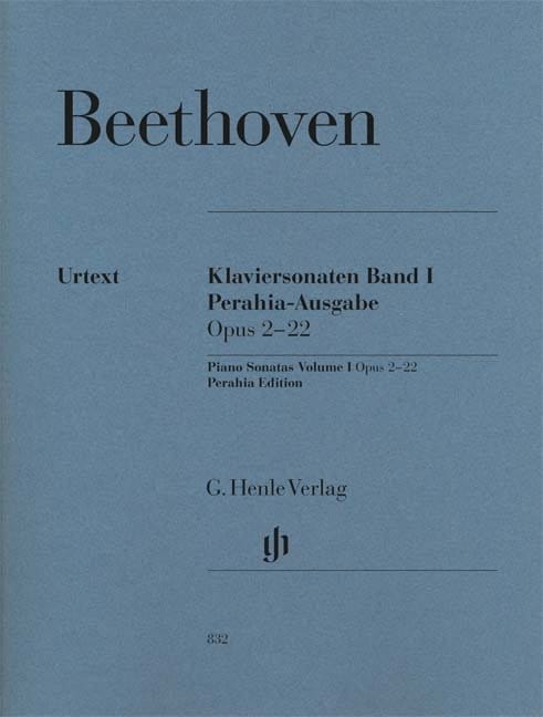 Ludwig van Beethoven: Piano Sonatas Volume I Perahia Edition op. 2 to 22 - Sonaty fortepianowe tom 1 wydanie jubileuszowe 2020 - redakcja Murray Perah