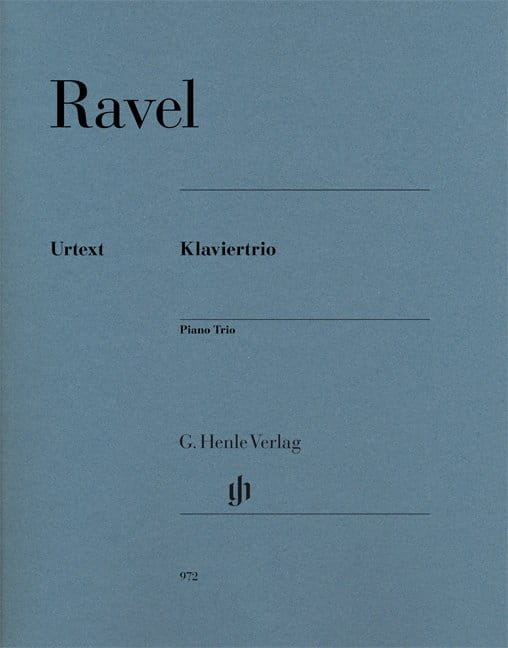 Maurice Ravel: Piano Trio - trio fortepianowe - nuty na skrzypce, wiolonczelę i fortepian