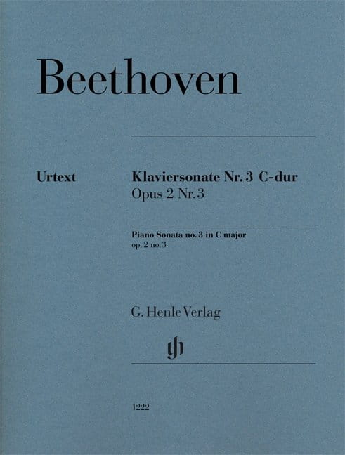 Ludwig van Beethoven: Piano Sonata no. 3 in C major op. 2 - Sonata fortepianowa nr 3 C-dur - nuty na fortepian