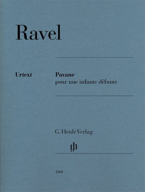 Maurice Ravel: Pavane pour une infante defunte - Pawana dla zmarłej infantki - nuty na fortepian