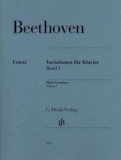 Ludwig van Beethoven: Piano Variations Volume I - Wariacje na fortepian tom 1 - nuty na fortepian