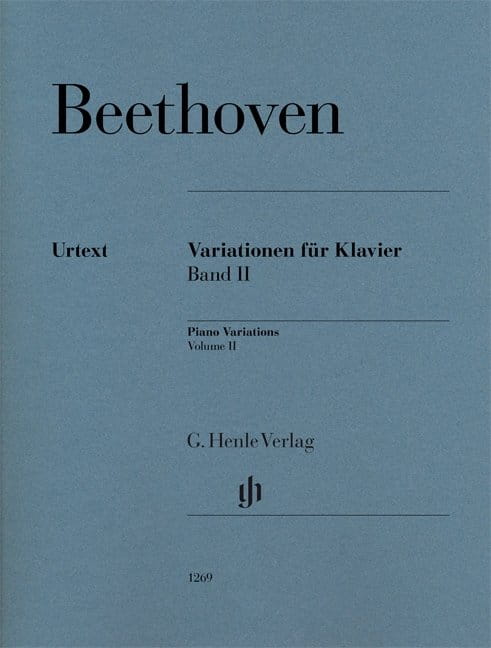 Ludwig van Beethoven: Piano Variations Volume II - Wariacje na fortepian tom 2 - nuty na fortepian