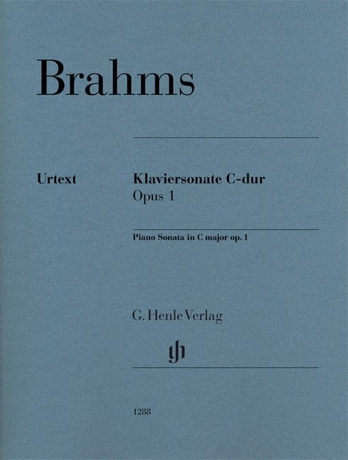 Johannes Brahms: Piano Sonata in C major op. 1 - Sonata fortepianowa C-dur - nuty na fortepian