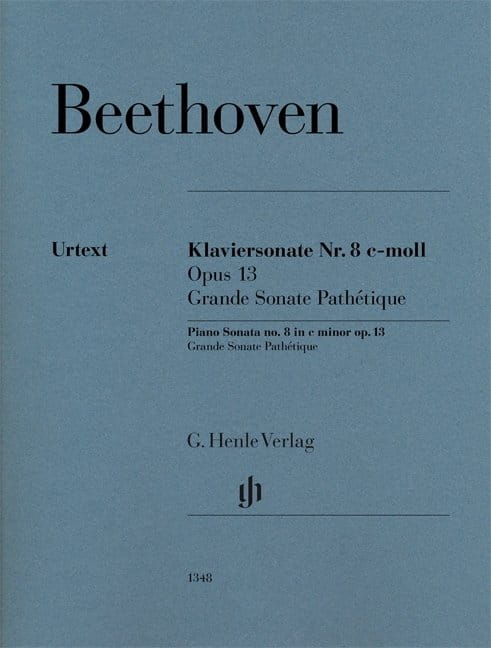 Ludwig van Beethoven: Piano Sonata no. 8 in c minor op. 13 - Grande Sonate Pathetique - Sonata fortepianowa nr 8 c-moll Patetyczna - nuty na fortepian