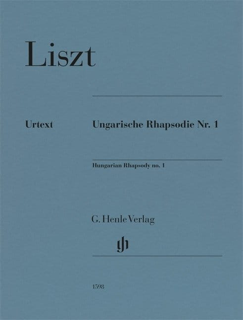 Ferenc Liszt: Hungarian Rhapsody no. 1 - Rapsodia węgierska nr 1 - nuty na fortepian