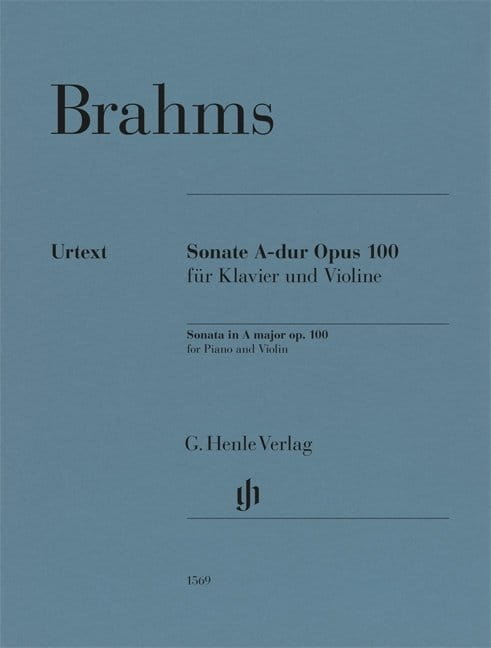 Johannes Brahms: Violin Sonata in A major op. 100 - sonata skrzypcowa A-dur - nuty skrzypce i fortepian