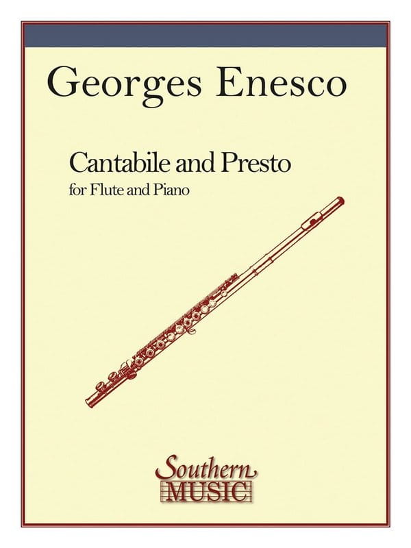 George Enesco: Cantabile et Presto for Flute and Piano - nuty na flet poprzeczny i fortepian