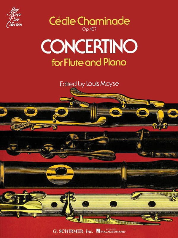Cecile Chaminade: Concertino for Flute and Piano op. 107 - nuty na flet poprzeczny i fortepian