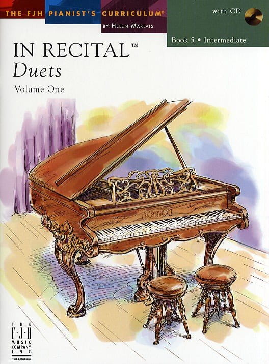 In Recital: Duets Volume 1 Book 5 (+ płyta CD) - Intermediate - Helen Marlais - duety fortepianowe