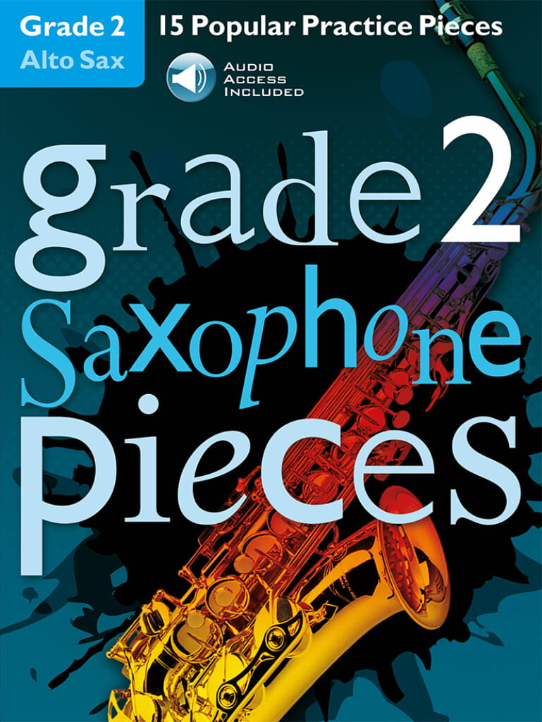 Grade 2 Saxophone Pieces (+ audio online) - 15 popularnych utworów - nuty na saksofon altowy dla początkujących