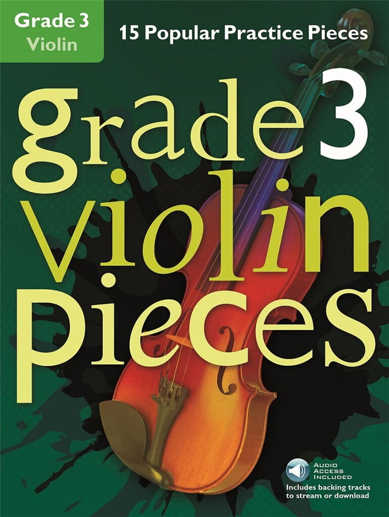 Grade 3 Violin Pieces (+ audio online) - 15 popularnych utworów - nuty na skrzypce dla początkujących