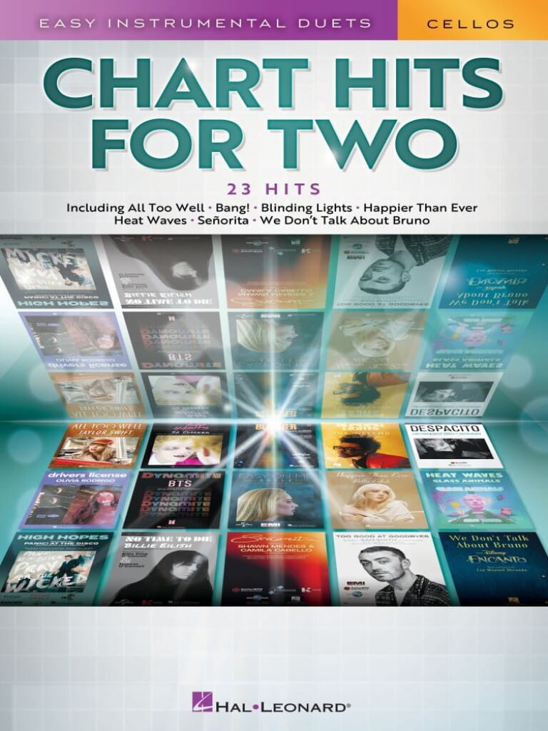 Chart Hits for Two Cellos - 23 hity z list przebojów - łatwe nuty na duet wiolonczelowy