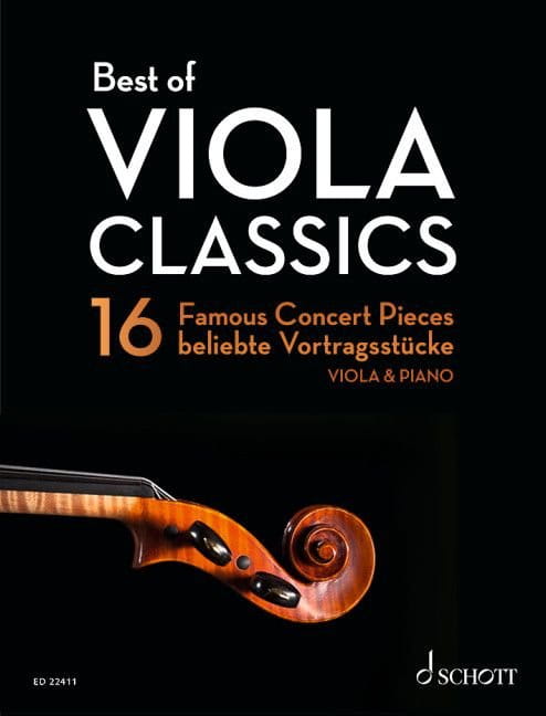 Best of Viola Classics - 16 słynnych utworów koncertowych - nuty na altówkę z fortepianem