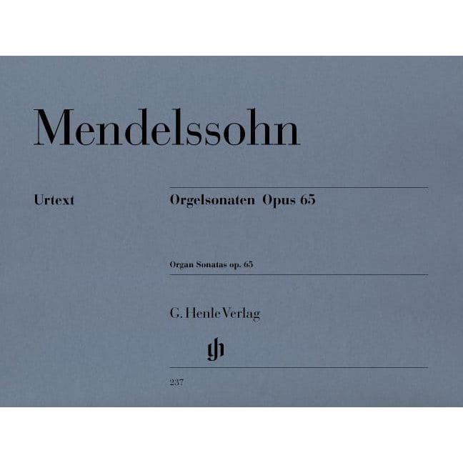 Felix Mendelssohn-Bartholdy: Organ Sonatas op. 65 - Sonaty organowe - nuty na organy