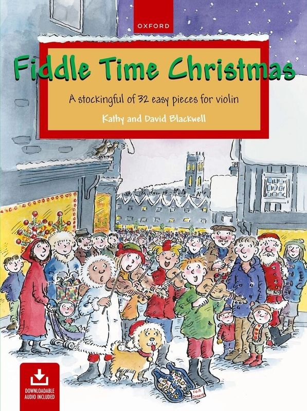 Kathy i David Blackwell: Fiddle Time Christmas (+ płyta CD) - kolędy na skrzypce