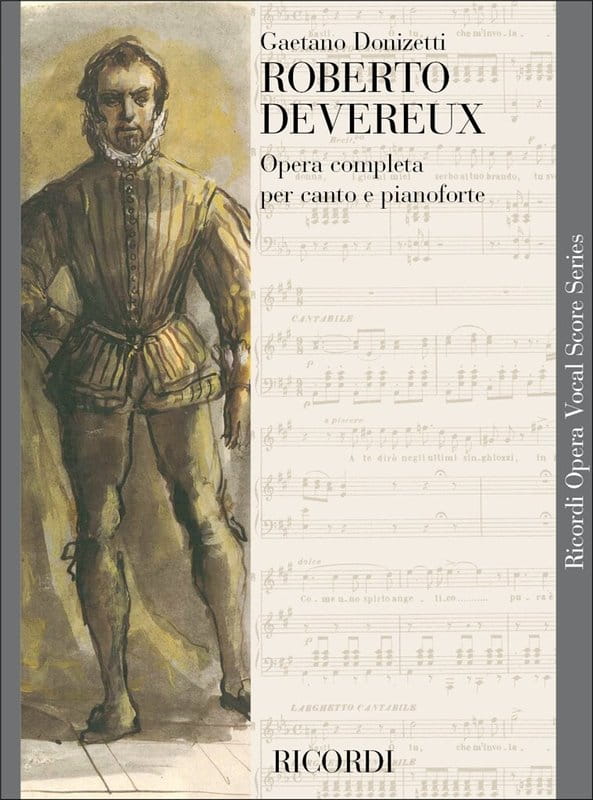 Gaetano Donizetti: Roberto Devereux - opera - nuty na głos, chór i fortepian