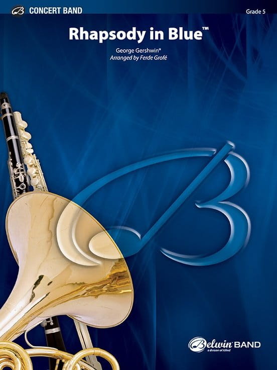George Gershwin: Rhapsody in Blue for Concert Band (Score & Parts) - Ferde Grofe - nuty na orkiestrę dętą