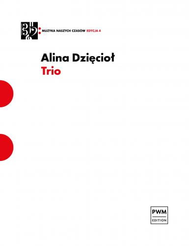 Alina Dzięcioł: Trio na klarnet, wiolonczelę i fortepian - nuty na trio instrumentalne