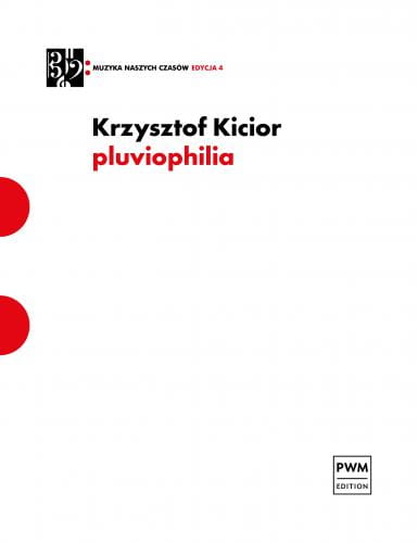 Krzysztof Kicior: Pluviophilia - nuty na marimbę i fortepian