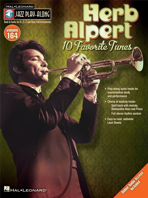 Herb Alpert - Jazz Play-Along Volume 164 - nuty na instrumenty C, Bb, Eb (+ audio online)