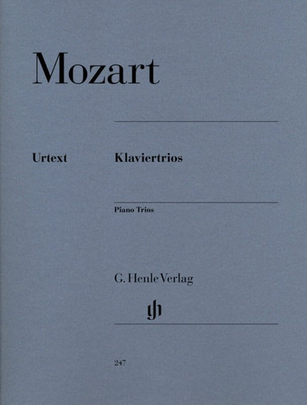 Mozart: Piano Trios - tria fortepianowe KV 254, 496, 498, 502, 542, 548, 564 - nuty na fortepian, skrzypce i wiolonczelę