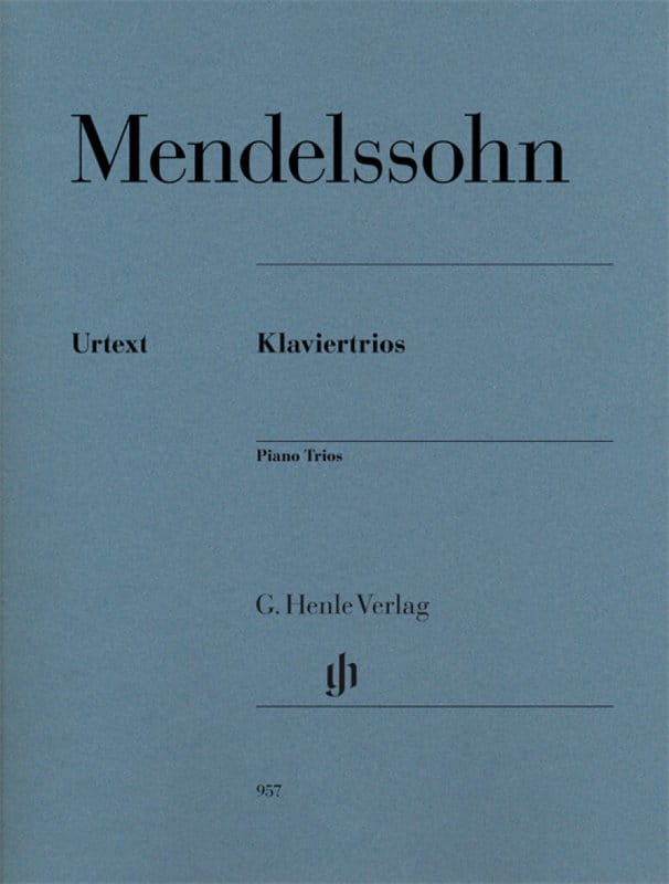 Felix Mendelssohn Bartholdy: Piano Trios - tria fortepianowe d-moll op. 49 i c-moll op. 66 - nuty na fortepian, skrzypce i wiolonczelę