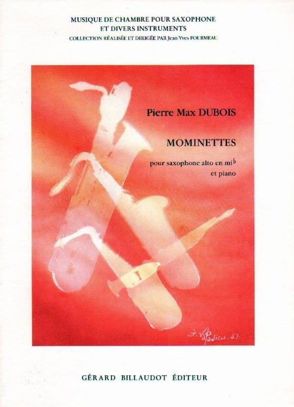 Pierre-Max Dubois: Mominettes pour saxophone alto et piano - nuty na saksofon altowy i fortepian