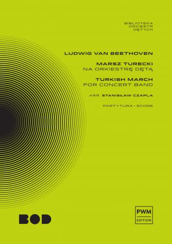Ludwig van Beethoven: Marsz turecki - partytura - nuty na orkiestrę dętą