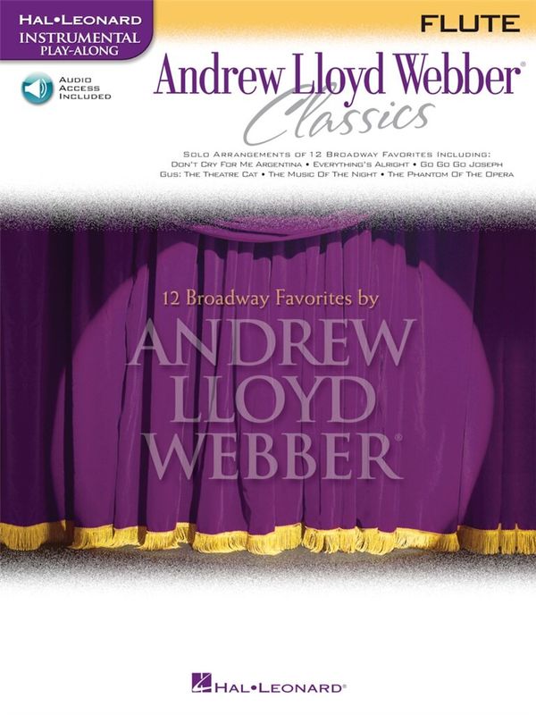 Andrew Lloyd Webber Classics: Flute (+ audio online) - nuty na flet poprzeczny