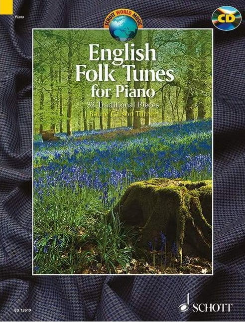 English Folk Tunes for Piano - 32 angielskie melodie ludowe - Barrie Carson Turner (+ płyta CD) - nuty na fortepian
