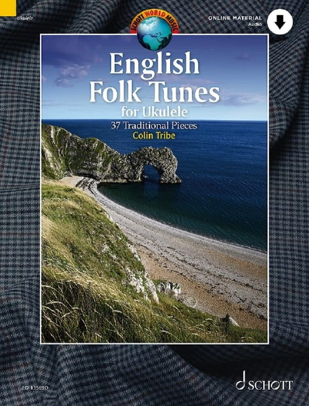 English Folk Tunes for Ukulele - 37 angielskich melodii ludowych - Colin Tribe (+ audio online) - nuty i tabulatury na ukulele