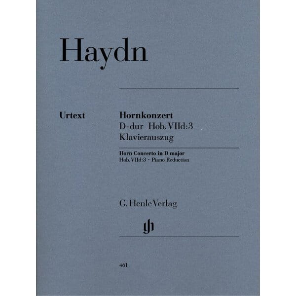 Joseph Haydn: Horn Concerto in D major, Hob. VIId:3 - Koncert na róg nr 1 D-dur - nuty na waltornię (róg) z fortepianem
