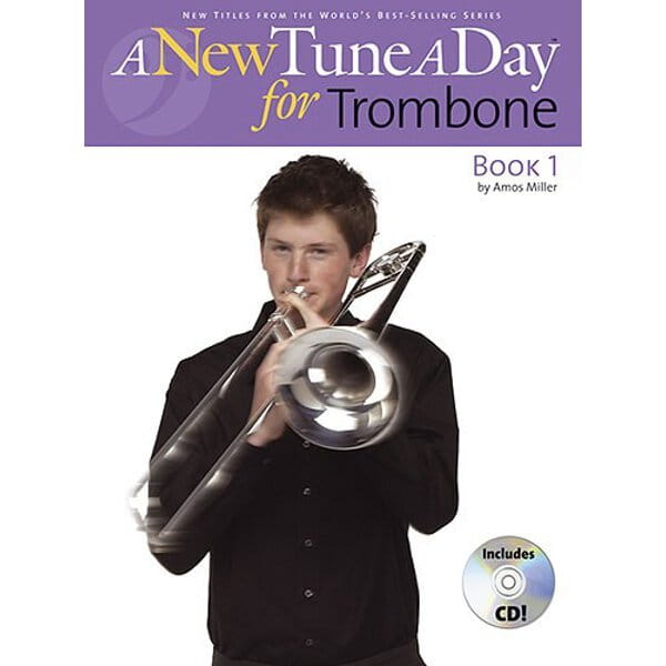 A New Tune A Day for Trombone (Bass Clef): Book 1 - szkoła gry na puzonie - Amos Miller (+ płyta CD)