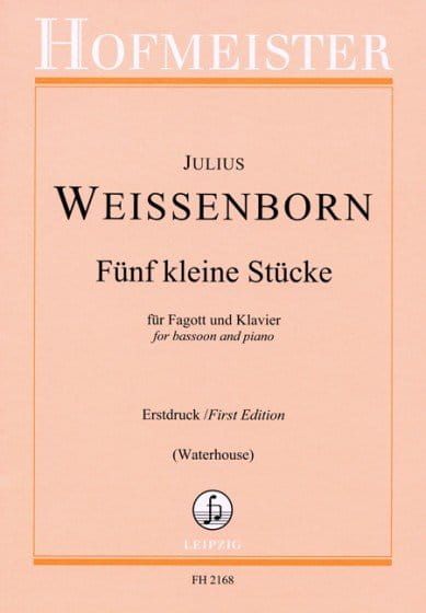 Julius Weissenborn: 5 krótkich utworów na fagot z fortepianem