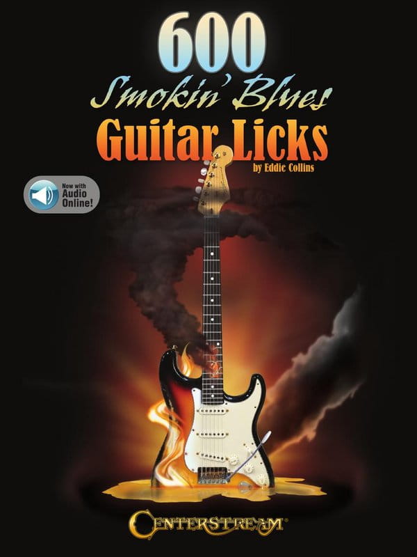 600 Smokin' Blues Guitar Licks - Eddie Collins (+ audio online) - tabulatury na gitarę elektryczną
