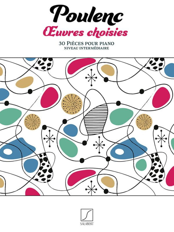 Francis Poulenc: Oeuvres choisies - 30 utworów fortepianowych - nuty na fortepian