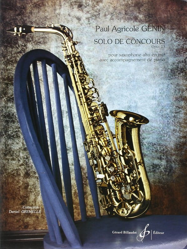 Paul Agricole Genin: Solo de Concours op. 13 - nuty na saksofon altowy i fortepian