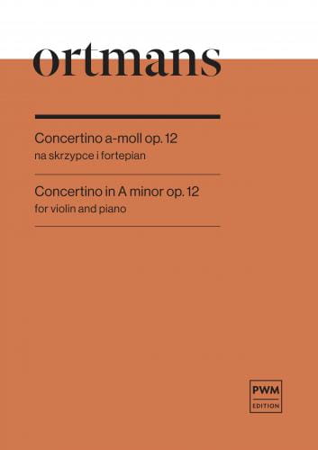 Concertino a-moll op. 12 na skrzypce i fortepian - nuty na skrzypce - Rene Ortmans