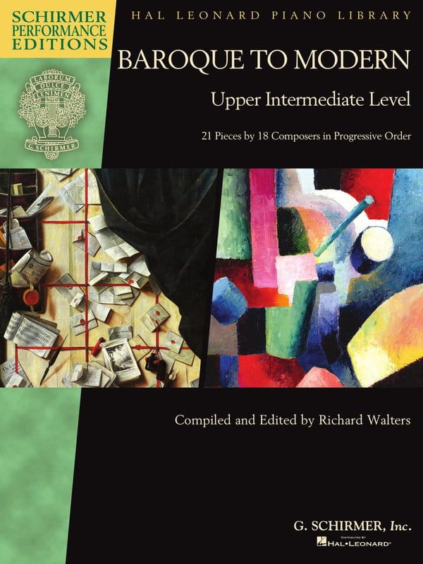 Baroque To Modern: Upper Intermediate Level - 21 utworów 18 kompozytorów o wzrastającym poziomie trudności - nuty na fortepian