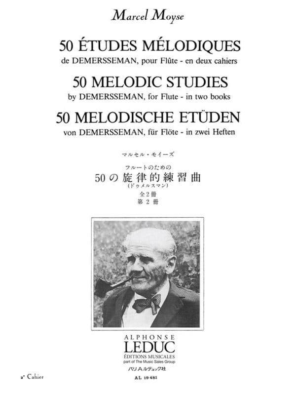 50 Etudes Melodiques de Demersseman op. 4 volume 2 - Marcel Moyse - etiudy melodyczne - nuty na flet poprzeczny