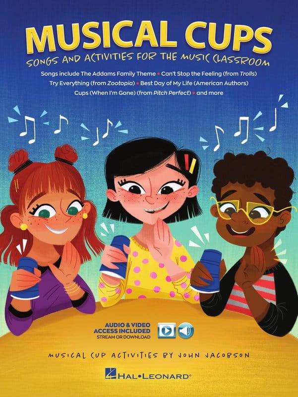 Musical Rhythm Cups - Songs and Activities for Schools (+ audio i video online) - John Jacobson - aktywizujące muzyczne zabawy edukacyjne z kubkami